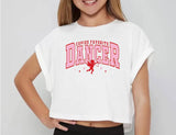 Cupid's Favorite Dancer Crop Shirt - Dance Team Gift