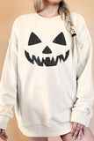 Jack O Lantern Oversize Graphic Terry Sweatshirts
