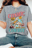 Cosmic Cowboy Mineral Graphic Tshirts.