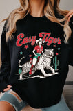 Easy Tiger Cowgirl Graphic Brushed Sweatshirts