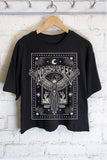 Roam Free Bird Graphic Long Crop Top