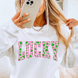 Lucky St. Patricks Day Graphic Crewneck Sweatshirt