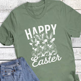 Easter Western Cow Bunnies Graphic Tee