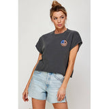 Happy Face Vintage Graphic Crop Top