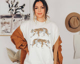 Double Tiger Tee | Retro Boho Tshirt