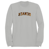 Denver Tiger Print Bold Text Men's Sweatshirt