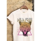Wild Free Vintage Graphic  Tee