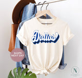 Retro Dallas Football Shirt - Vintage Style For Women & Kids