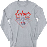 Eatons Restaurants - Los Angeles, CA - Vintage Restaurant - Long Sleeve T-Shirt