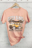 Outer Banks Beach Car Graphic Tshirts