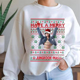 Have A Merry Jungkook-Mas Kpop Sweatshirt Bts Merch