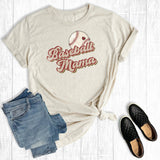 Vintage Baseball Mama Graphic Tee