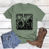 Hunting Deer the Boys of Fall Graphic Tee