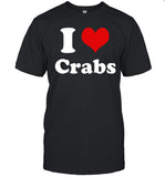 Ashleygwinter I Love Crabs Shirt