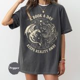 Dragon Fantasy Graphic Tee, Bookish Gift