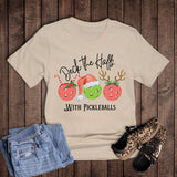 Christmas Deck the Halls with Pickleballs Graphic Tee