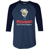 Egghead Software - Defunct Software Store - 3/4 Sleeve Raglan T-Shirt