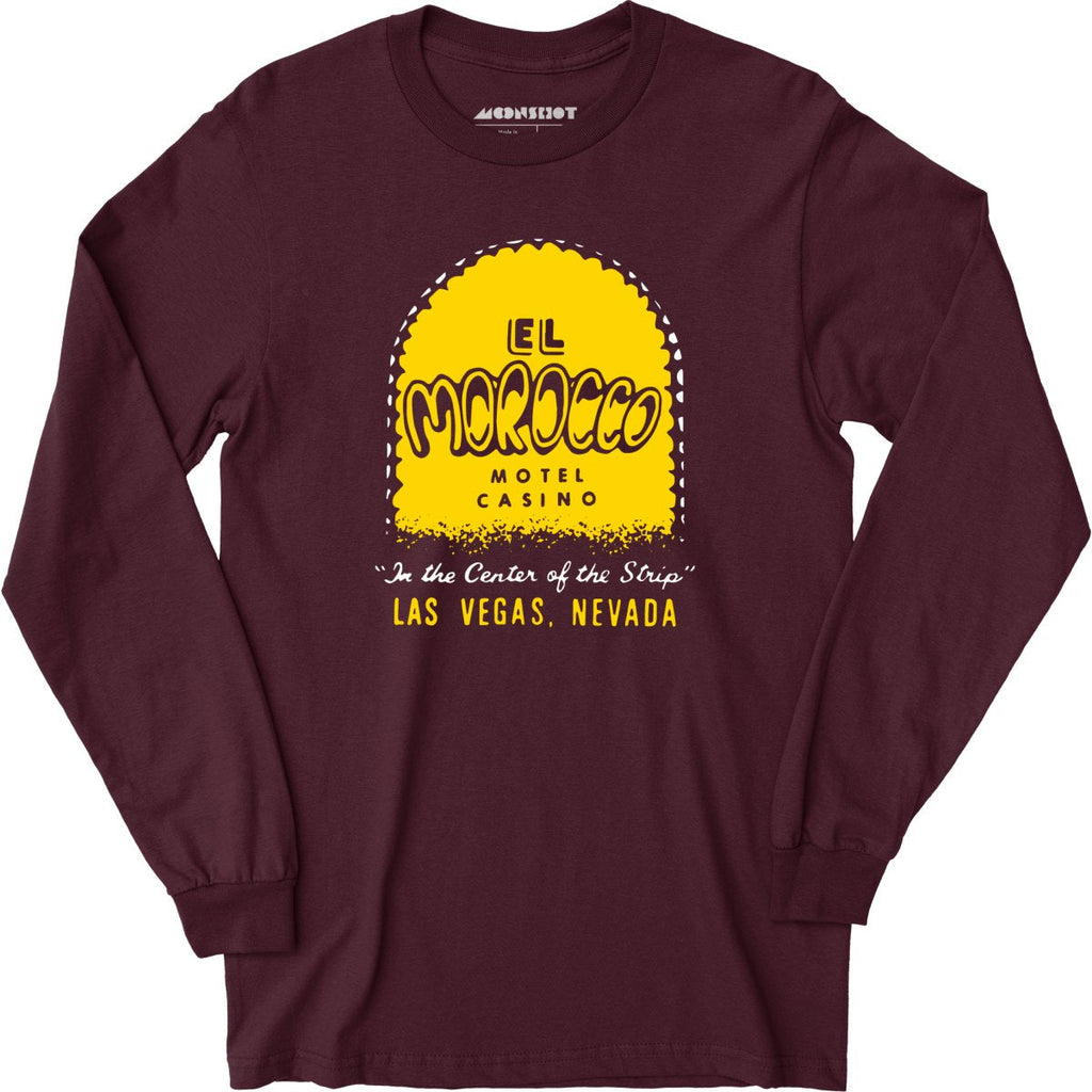 El Morocco Motel - Vintage Las Vegas - Long Sleeve T-Shirt