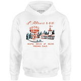 El Rancho Motel - Fresno, CA - Vintage Motel - Unisex Hoodie