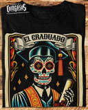 El Graduado Si Se Pudo Calavera T-Shirt