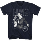 Elvis Presley - Elvis On The Mic Boyfriend Tee