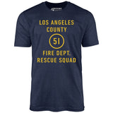 Emergency - Los Angeles County Fire Dept. Squad 51 - Unisex T-Shirt