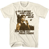 Escape From New York - Better Hope T-shirt