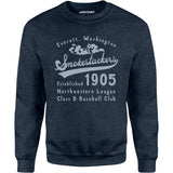 Everett Smokestackers - Washington - Vintage Defunct Baseball Teams - Unisex Sweatshirt