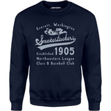 Everett Smokestackers - Washington - Vintage Defunct Baseball Teams - Unisex Sweatshirt