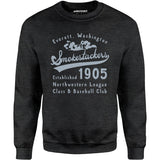 Everett Smokestackers - Washington - Vintage Defunct Baseball Teams - Unisex Sweatshirt