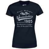 Everett Smokestackers - Washington - Vintage Defunct Baseball Teams - Women's T-Shirt