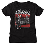Evil Dead - Cabin Square Womens T-Shirt