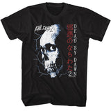 Evil Dead - Skull And Japanese Text Boyfriend Tee