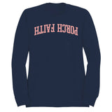 Porch Faith Arched Retro Men's Sweatshirt