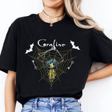 Horror Coraline Movie Shirt – Halloween Fantasy Film Tee Unisex T-shirt, Sweatshirt, Hoodie, Long Sleeve Tee