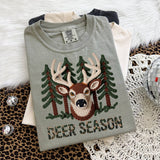 Faux Yarn Deer Season Tee Unisex T-shirt, Sweatshirt, Hoodie, Long Sleeve Tee