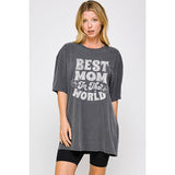 Best Mom in the World Vintage Oversized Tee Unisex T-shirt, Sweatshirt, Hoodie, Long Sleeve Tee