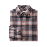 Men's Hawaiian Shirt Flannel Button-down Long Sleeve Classic Check Shirt - BLUE Classic Flannel Check Shirt-blue