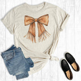 Western Cowgirl Coquette Bow Graphic Tee