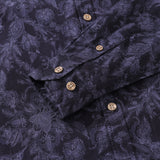 Men's Hawaiian Shirt Enchanted Elegance Cotton Button-down Long Sleeve Aloha Shirt
