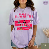 Bts World Tour 2026 Shirt Army Fan Gift Bangtan
