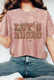 Let's Rodeo Graphic Tshirts