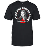 April Hutchinson Wearing I Stand With Danielle Smith Bella Canvas Signature T Shirt