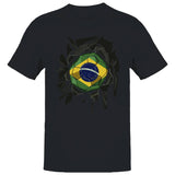 Brazil Soccer Ordem E Progresso Men's T-Shirt