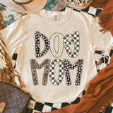 Patterned Dog Mom Tee