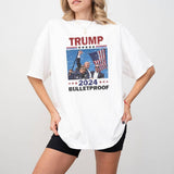 Comfort Colors® Trump 2024 Bulletproof Maga Supporter Tee