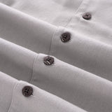 Hawaiian Shirt For Men Midsummer Gentle Sea Breeze Camp Collar - Light Khaki Midsummer Gentle Sea Breeze - Light Khaki