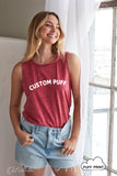 Custom Puff Design Mineral Graphic Tank Top
