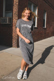 Custom Mineral Washed Graphic Dress