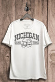 Michigan Football Game Time Graphic Top